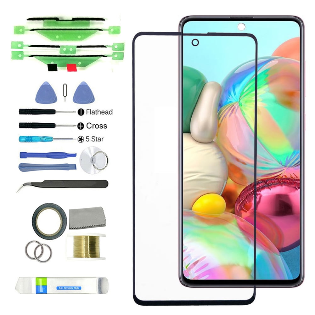 LA TALUS Replacement Front Glass Screen Repair Kit for Samsung A51