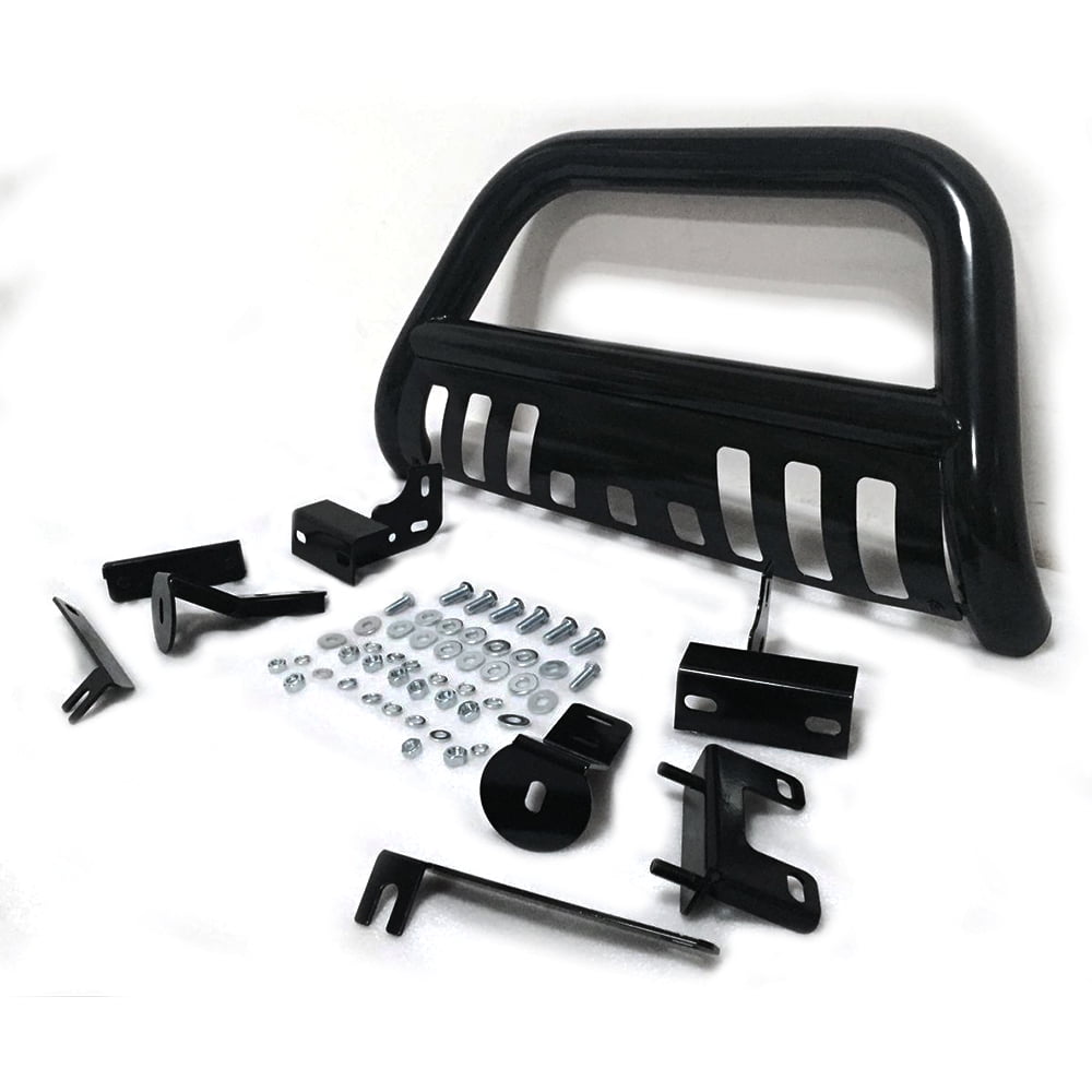 LA TALUS Stainless Steel Front Bumper Bull Bar Grille Guard for 0918 Dodge Ram 1500 Black