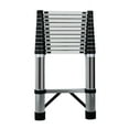 thumbnail image 1 of LA TALUS Telescoping Extension Ladder, Stainless Steel Folding Telescopic Ladder with Locking Mechanism, Multi-Purpose Collapsible Ladder for Home or RV Outdoor Work, Heavy Duty 330 lbs Loa, 1 of 13