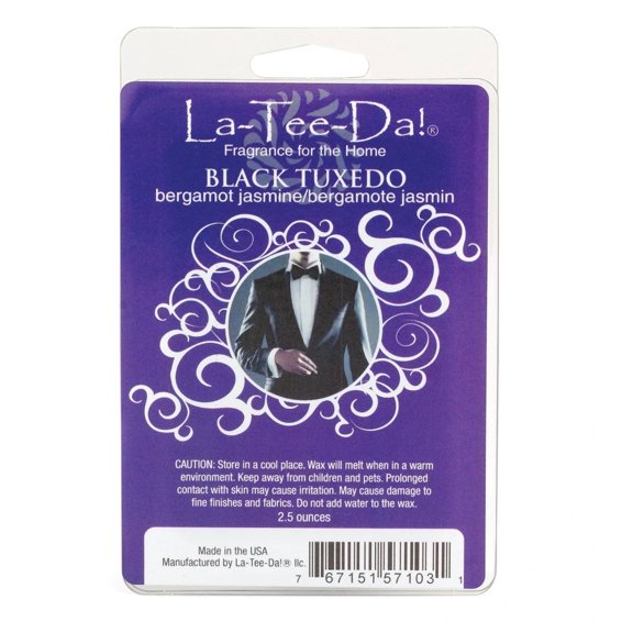 LA-TEE-DA! - BLACK TUXEDO - BERGAMOT  JASMINE- 2.5 OZ