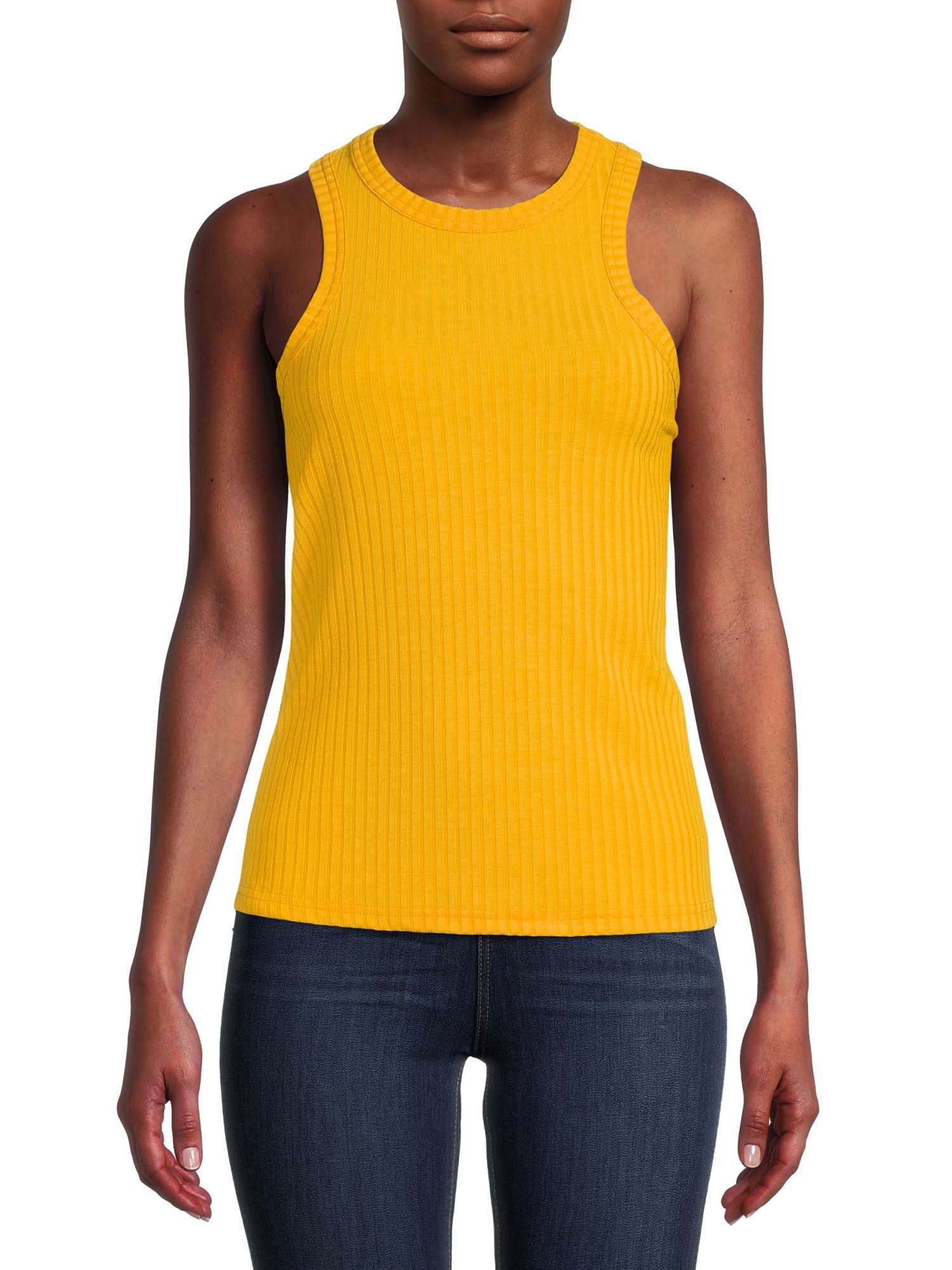 ribbed fitted tank
