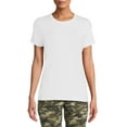 thumbnail image 1 of LA Threads Women’s Workout Crewneck T-Shirt with Short Sleeves, 1 of 5