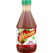 LA VICTORIA Mild Red Taco Sauce Liquid, Plastic Bottle 15 oz