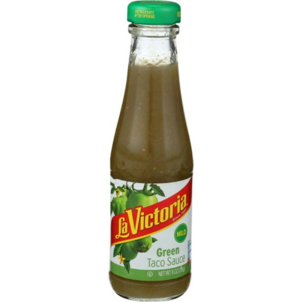 LA VICTORIA SAUCE TACO GREEN MED 8 OZ Pack of 6