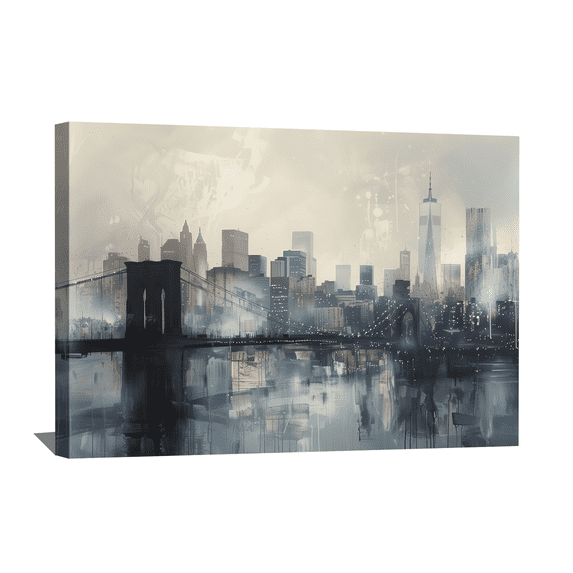 LA Wall Art LA Poster Large Canvas Art City Scenes Abstract Painting For Livingroom Home Office Decor