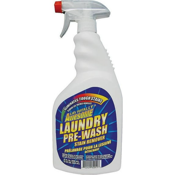 LA's Totally Awesome 206 Laundry Pre Wash Strain Remover, 32 oz Spray Bottle