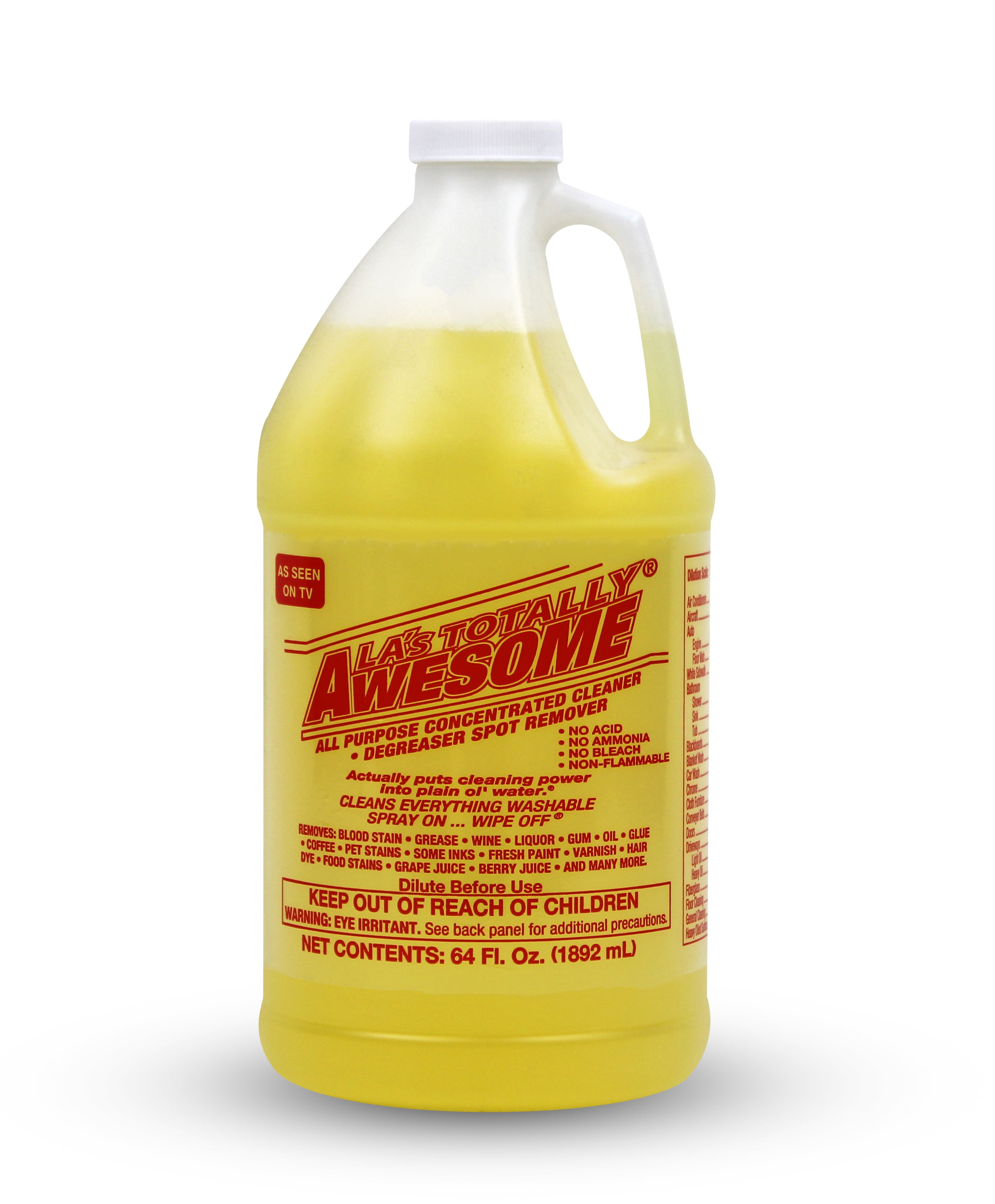 GREAT LAKES LA's Totally Awesome All Purpose Concentrated Cleaner & Degreaser, 64 fl oz