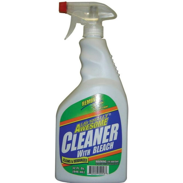 LA's Totally Awesome Cleaner with Bleach 32 fl oz. Cleans Deodorizes