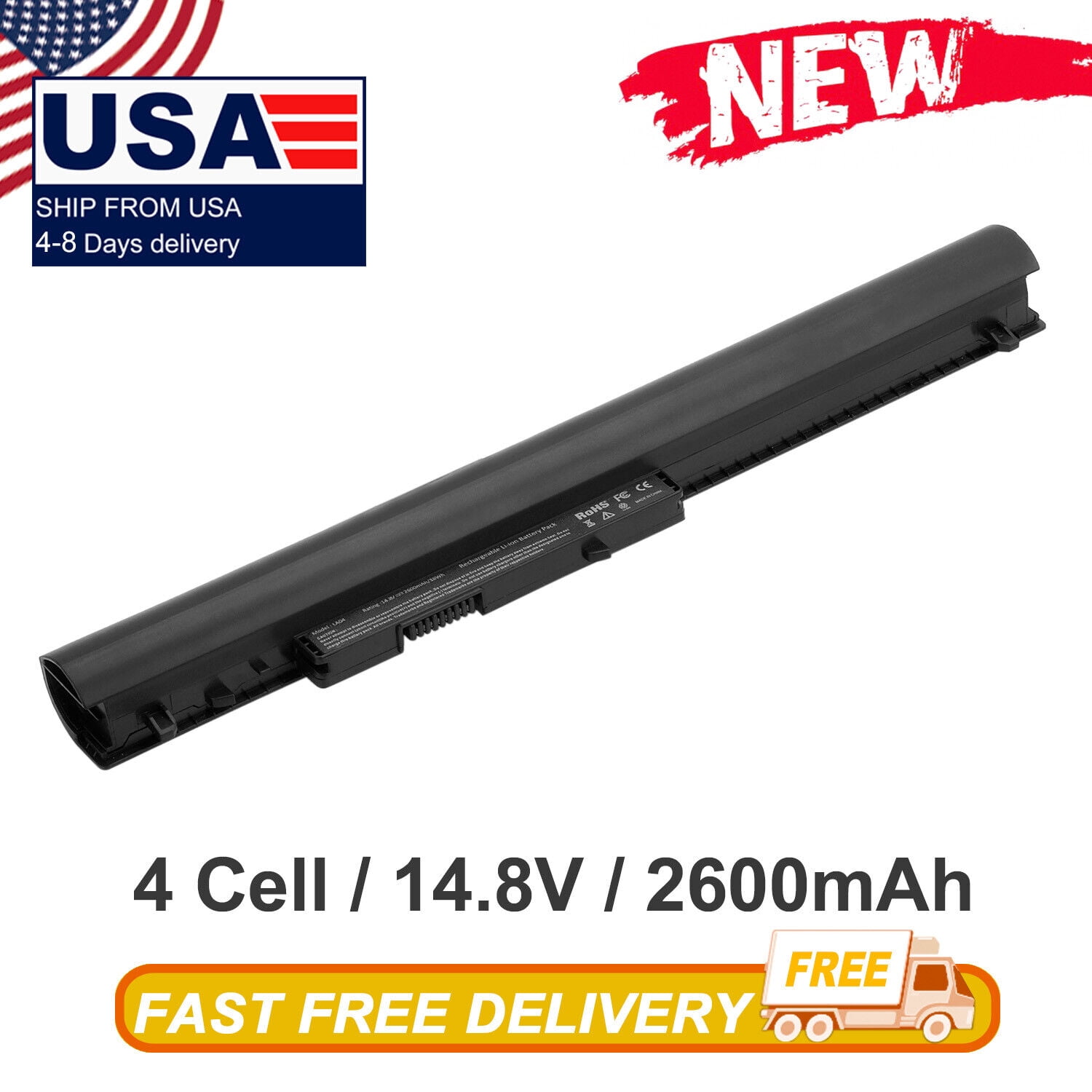 LA04 Laptop Battery for HP Spare 776622-001 728460-001 728249-241 15 ...
