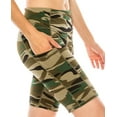 thumbnail image 1 of LA12ST Women High Waist Athleisure Yoga Shorts Workout Running Compression Exercise Biker Shorts Side Pockets, 1 of 3