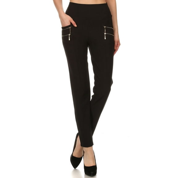 LA12ST Women Pull over Leggings High Quality Office Trouser Pants