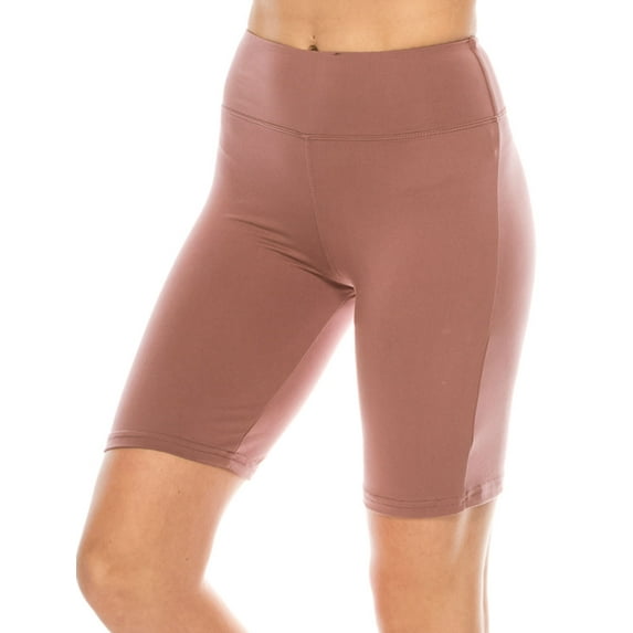 LA12ST Women Workout Yoga Shorts - Premium Buttery Soft Solid Stretch Active Running Dance Volleyball Short Pants