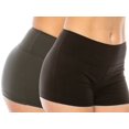thumbnail image 1 of LA12ST Women Workout Yoga Shorts - Premium Buttery Soft Solid Stretch Active Running Dance Volleyball Short Pants, 1 of 2