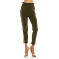 thumbnail image 1 of LA12ST Women's Cropped Paper Bag Waist Pants with Pockets, 1 of 3