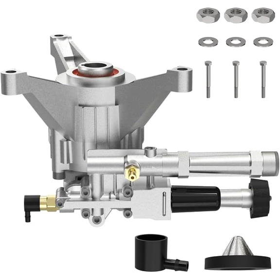 LAANPOLE 7/8" Shaft Vertical Pressure Washer Pump Head, Max 3300PSI Replacement Power Washer Pump, Compatible with Craftman, Honda GC160 GC190, Homelite, Troybilt, Ryobi, RMV25G30D-EZ, SRMW22G26-EZ