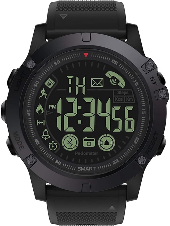 Military Tactical Digital Sports Watch for Men,Outdoor Waterproof Smart Watches with Pedometer Calorie Counter,Reloj Militar para Hombre