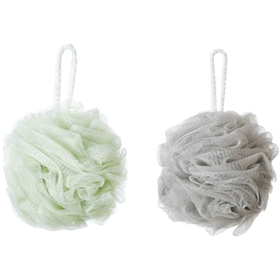 LAATIKUI bath ball 2pcs large bath flower bath and back rub bath ball