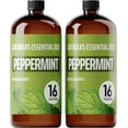thumbnail image 1 of LAB BULKS ESSENTIAL OIL Lab Bulks Peppermint Essential Oil 16 oz Bottle, for Diffusers, Home Care, Candles, Cleaning, Spray 2 Pack, 1 of 9