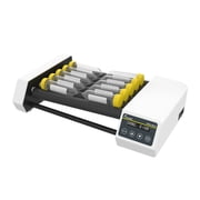 LAB FISH 6-Axis Digital Tube Roller Mixer, Adjustable Speed 20-80 RPM with Timer, Rocking Mixer for 6-34mm Test Tubes, Centrifuge Tubes, Lab Shaker