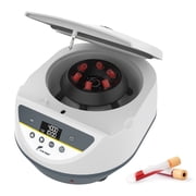 LAB FISH Benchtop Centrifuge - Low Speed 500-5000 RPM, 3074 xg Max, 6-Place Rotor for 2ml 5ml 10ml 15ml Tubes, Ideal for PRP/PRF, Serum Separation, Lab & Clinical Use