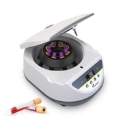 LAB FISH Benchtop Centrifuge - Low Speed 500-5000 RPM, 3074 xg Max, 8-Place Rotor for 2ml 5ml 10ml 15ml Tubes, Ideal for PRP/PRF, Serum Separation, Lab & Clinical Use