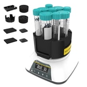 LAB FISH VM500PRO Digital Timer Vortex Mixer, 0-3000 RPM, 8 Modules, Continuous & Touch Modes for Lab Tubes/Plates
