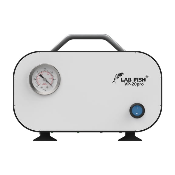 LAB FISH VP-20PRO Oil-Free Vacuum Pump, 20L/min, Adjustable Vacuum & Flow, 0.08MPa, for Laboratory, Research, Industrial Use  Maintenance-Free, Low Vibration