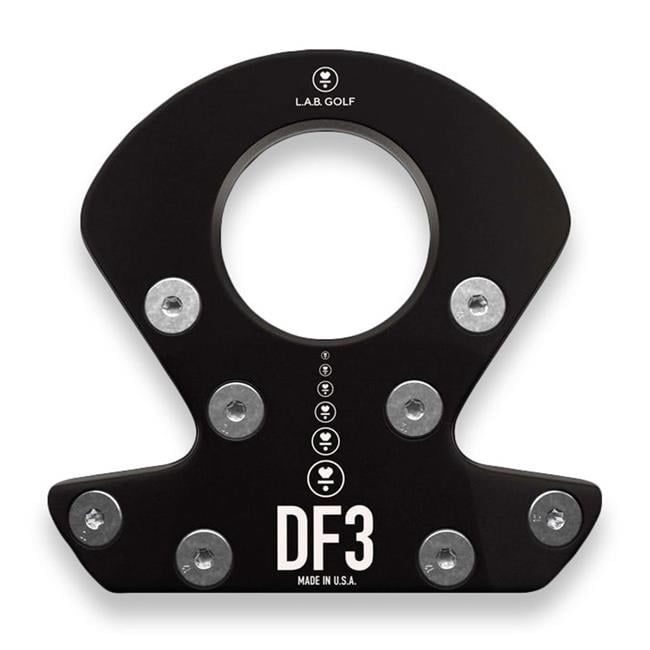 LAB Golf 101184 34 in. DF3 Left Hand Putter - Matte Black