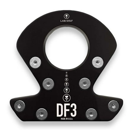 LAB Golf 101184 34 in. DF3 Left Hand Putter - Matte Black