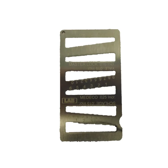 LAB LKG002 Key Gauge for KW1 ML SCL S22 Y1 Keys
