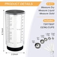 Push Out Solution LABAKUI-6 Pcs Adjustable Push up Measuring Cup Set 1 Measure Cup 5 ...