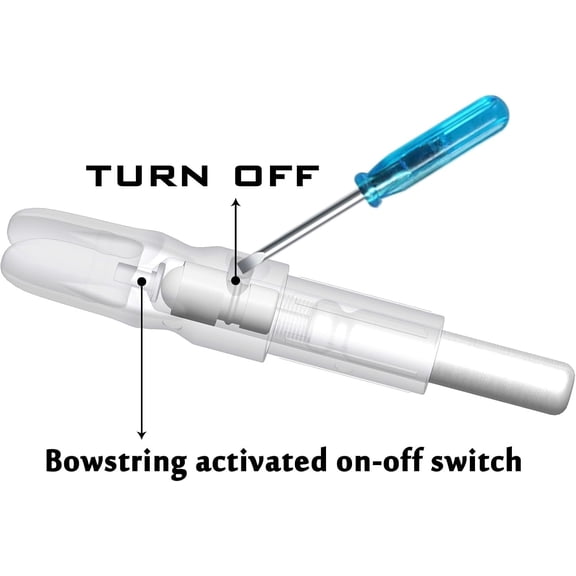 LABAKUI-6PCS G X H S GT Led Lighted Nocks for Arrows with .165 .204 .233 .244 .246 Inside Diameter,Screwdriver Included