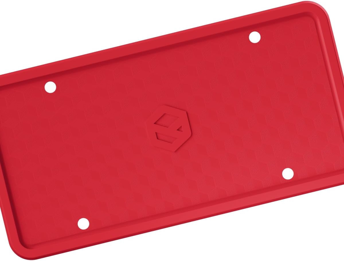 LABAKUI-Car Plate Frame, Silicone License Plate Frame, Rust-Proof ...