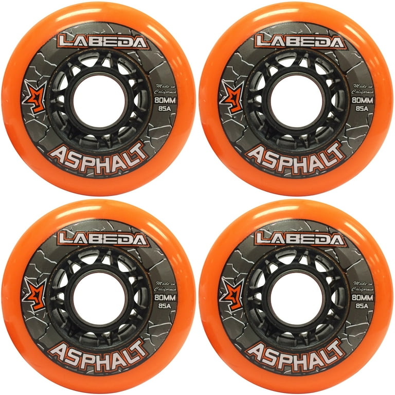 LABEDA WHEELS Inline Roller Hockey GRIPPER ASPHALT 80mm 4-PACK