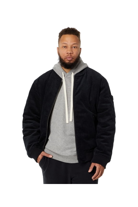 Go-To Corduroy Bomber Black LG