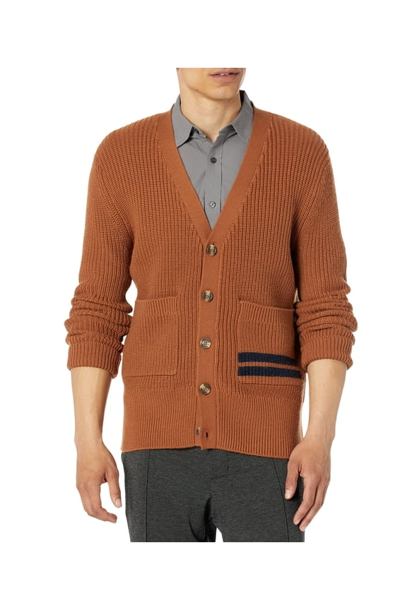 Go-to Cardi Brown/Navy XS