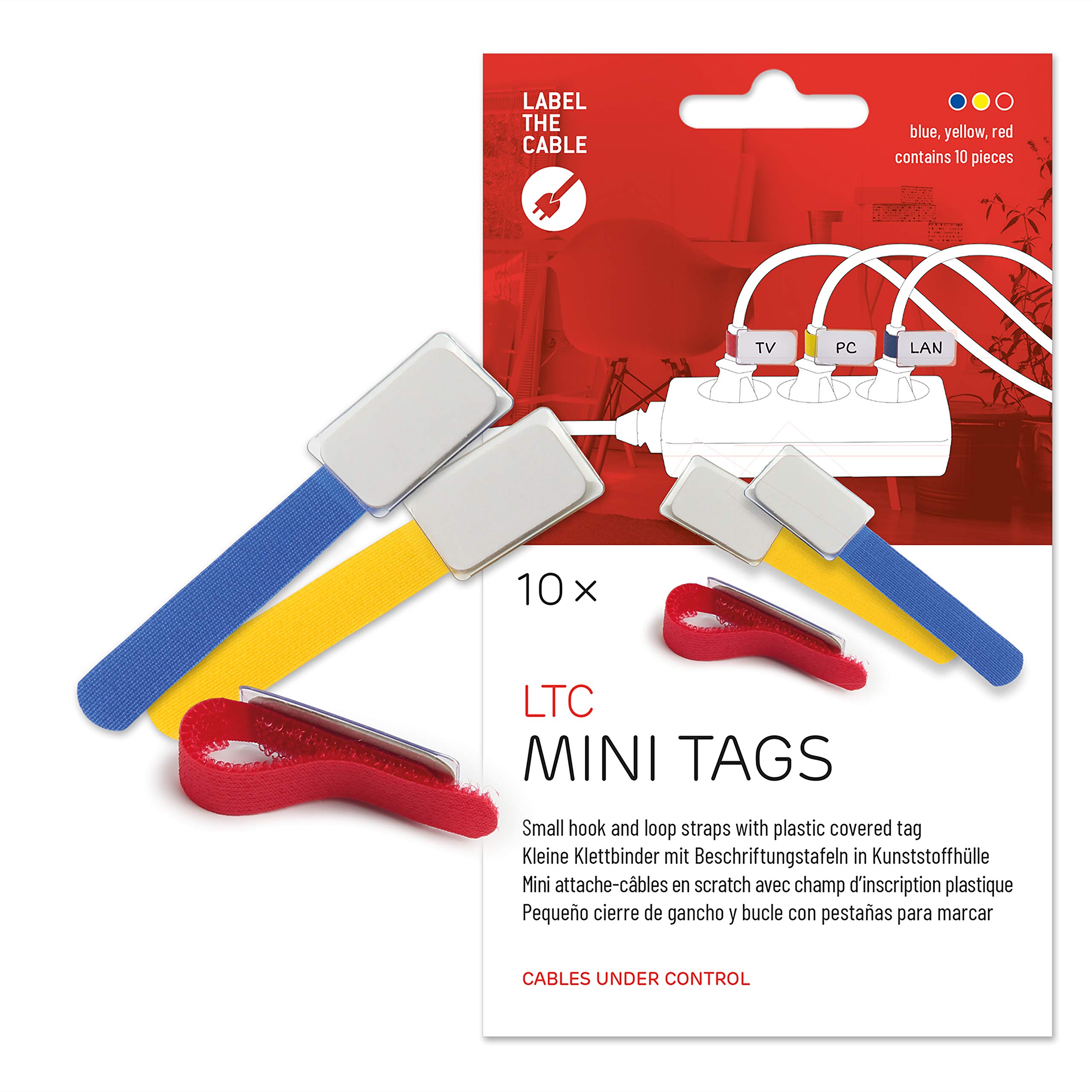 LABEL THE CABLE Small Hook and Loop Cable Labels for Perfect Cable ...