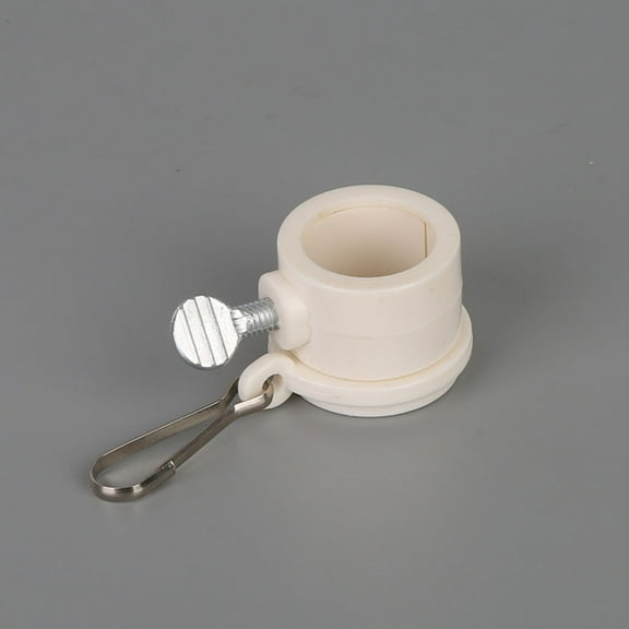 LABELEPH 1.5x1.5x1.2in Flagpole Rings 4Pcs Durable PVC and Stainless Steel for Easy Installation and Flag Rotation