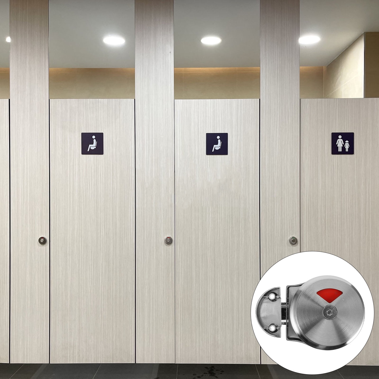 Tineasur Stainless Steel Bathroom Lock with Moisture Indicator for ...