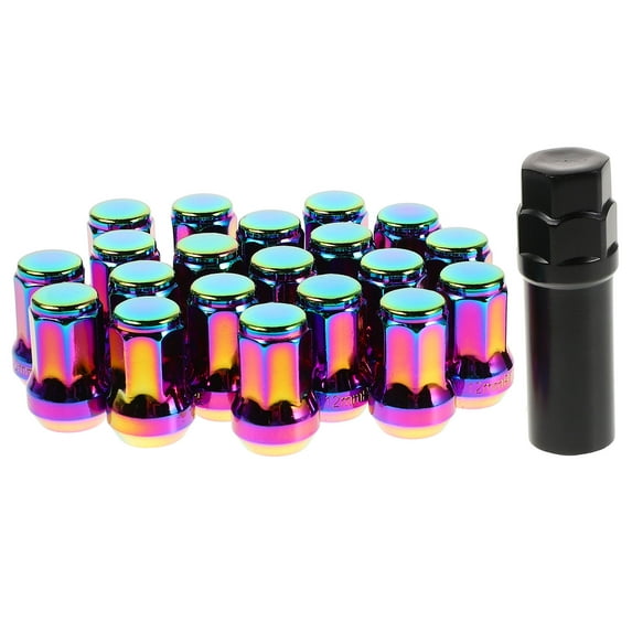 LABELEPH 1 x tool Tire Hub Caps Heptagon Shape for Screws 6.9in x 2in x 2in