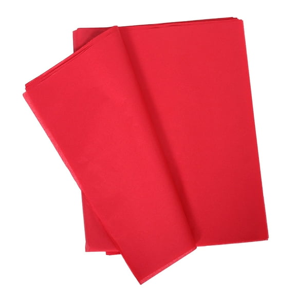 LABELEPH 100 Sheets Red Wrapping Paper for present Givers Elegant Aesthetic 19.7x13.8x0.04in