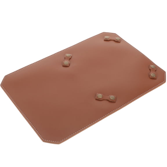 LABELEPH Brown Camping Gas Stove Mat, and Non-Skid Rectangular Pad for Outdoor Cooking and Activities