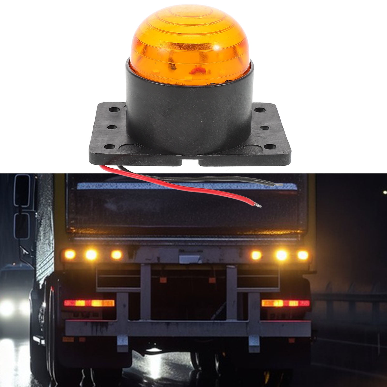 LABELEPH 1Pcs Multi Color Corner Light for Trucks and Trailers in Low-light Conditions