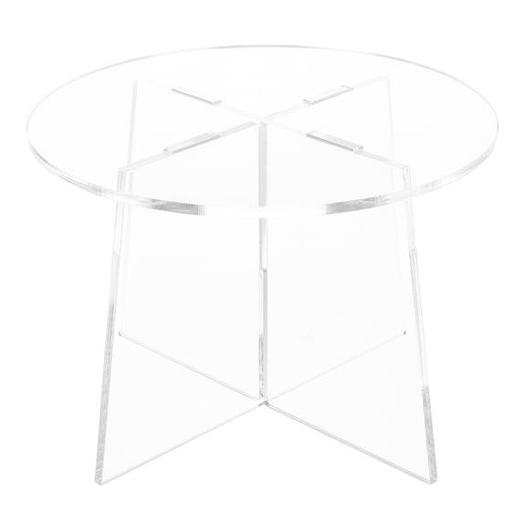 LABELEPH 1Pcs Transparent Planter Display Stand for Indoor Plant Display 5.89X5.89X4.09in
