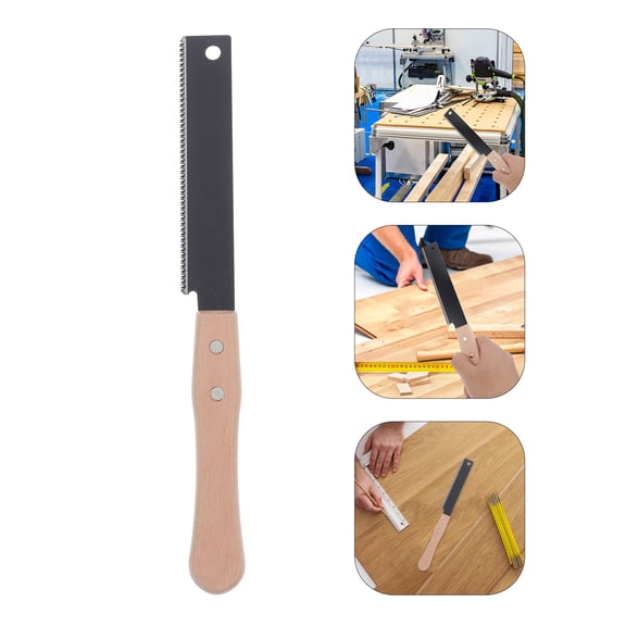 LABELEPH 1Pcs Trim Saw Flush Saw for Woodworking Tasks Quenched Design Steel and Wood Material