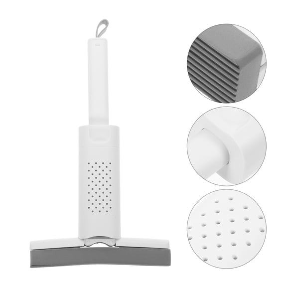 LABELEPH 1Set Bathroom Mop Small Cleaning Mop White Sponge Plastic Handheld Operation Use