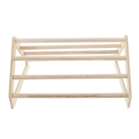 LABELEPH 1Set Beige Chicken Perch Toys for Hens Poultry Standing Rack with Training Tool