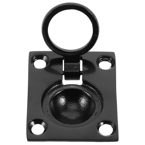 LABELEPH 1Set Black Flush Pull Handle for Boat Railing Modern Design Minimalist Style Marine Enthusiasts