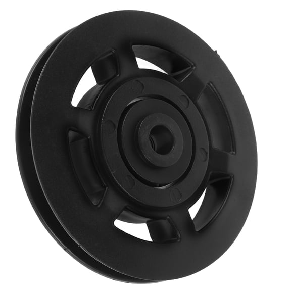 LABELEPH 1Set Black Nylon Pulley Wheel for Indoor Workout Gym Equipment Parts Replacement