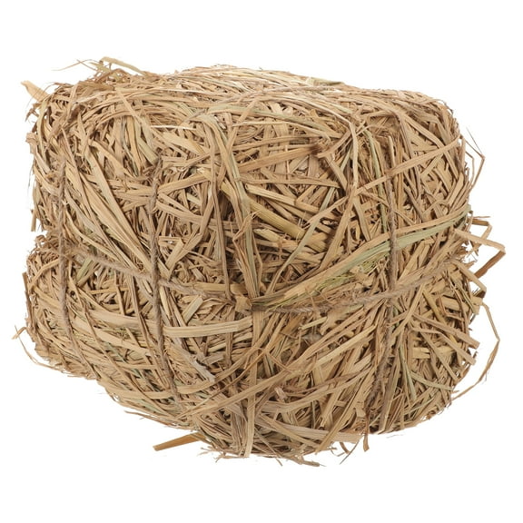 Tineasur Khaki Natural Hayrick Decoration for Yard and Home, Perfect Autumn Outdoor and Indoor Seasonal Adornment